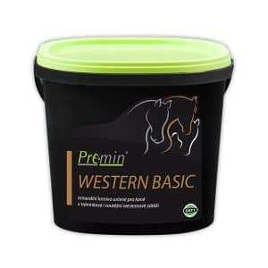 kŕmny doplnok koncipovaný pre dynamickú záťaž westernových koní Premin WESTERN BASIC 8kg