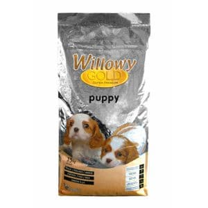 prémiové kompletné krmivo pre šteňatá a mladých psov všetkých plemien Willowy Gold Puppy 15kg